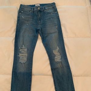 Hudson Ripped Skinny Jeans